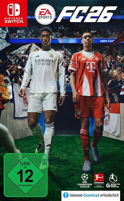 EA SPORTS FC 26 Standard Edition Switch | Software-Schluesselkarte | Deutsch