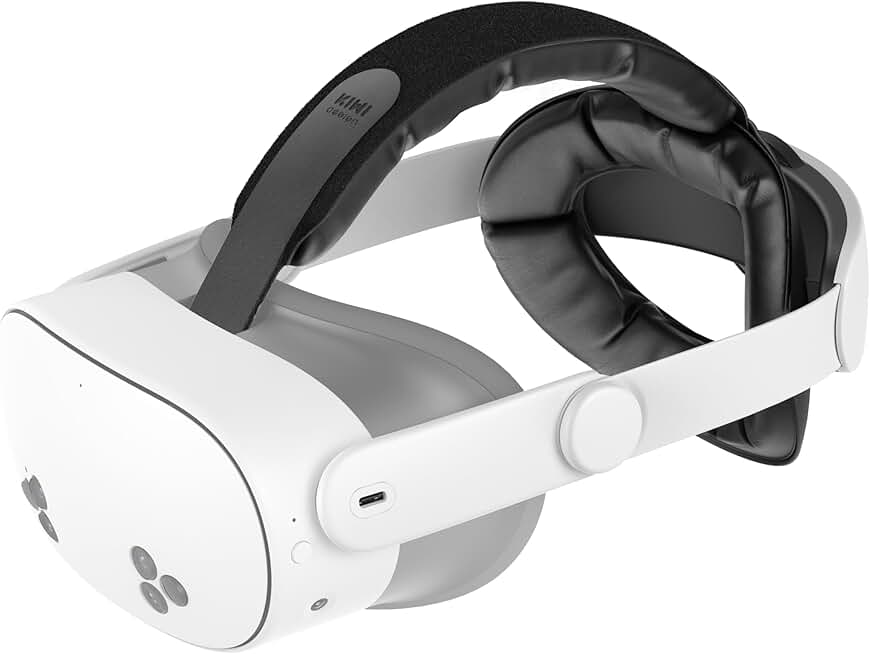 KIWI design K4 Komfort Headstrap Kompatibel mit Meta Quest 3S/Quest 3