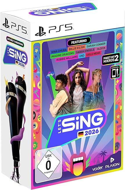 Let's Sing 2026 German Version [+ 2 Mics] (PS5)