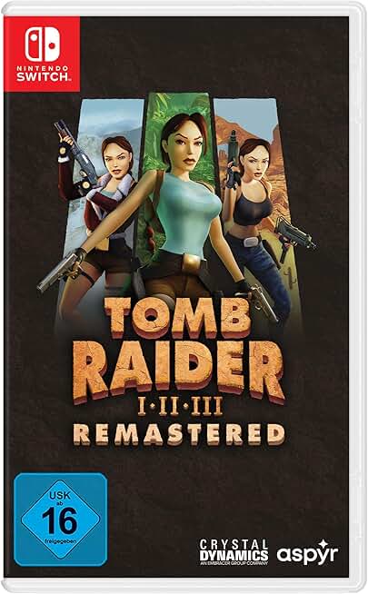 Tomb Raider 1-3 Remastered Starring Lara Croft- Switch
