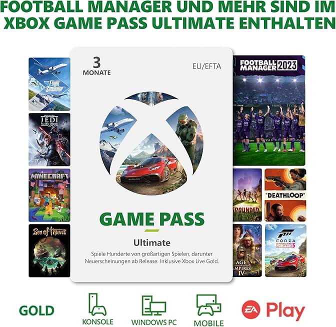 Xbox Game Pass Ultimate 3 Monate